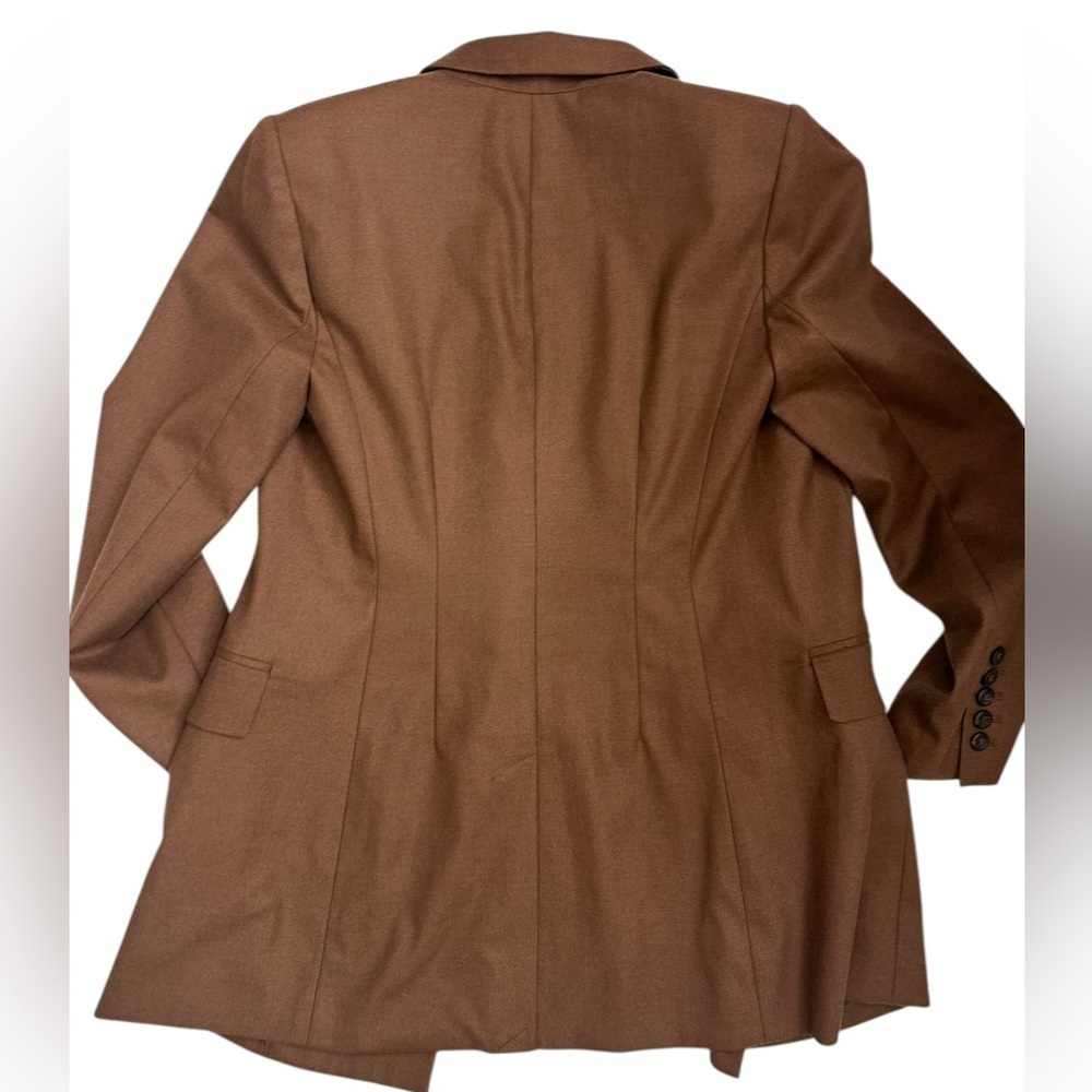 Worthington - Brown Double Breasted Blazer Jacket Sz 6 - Picture 2 of 6